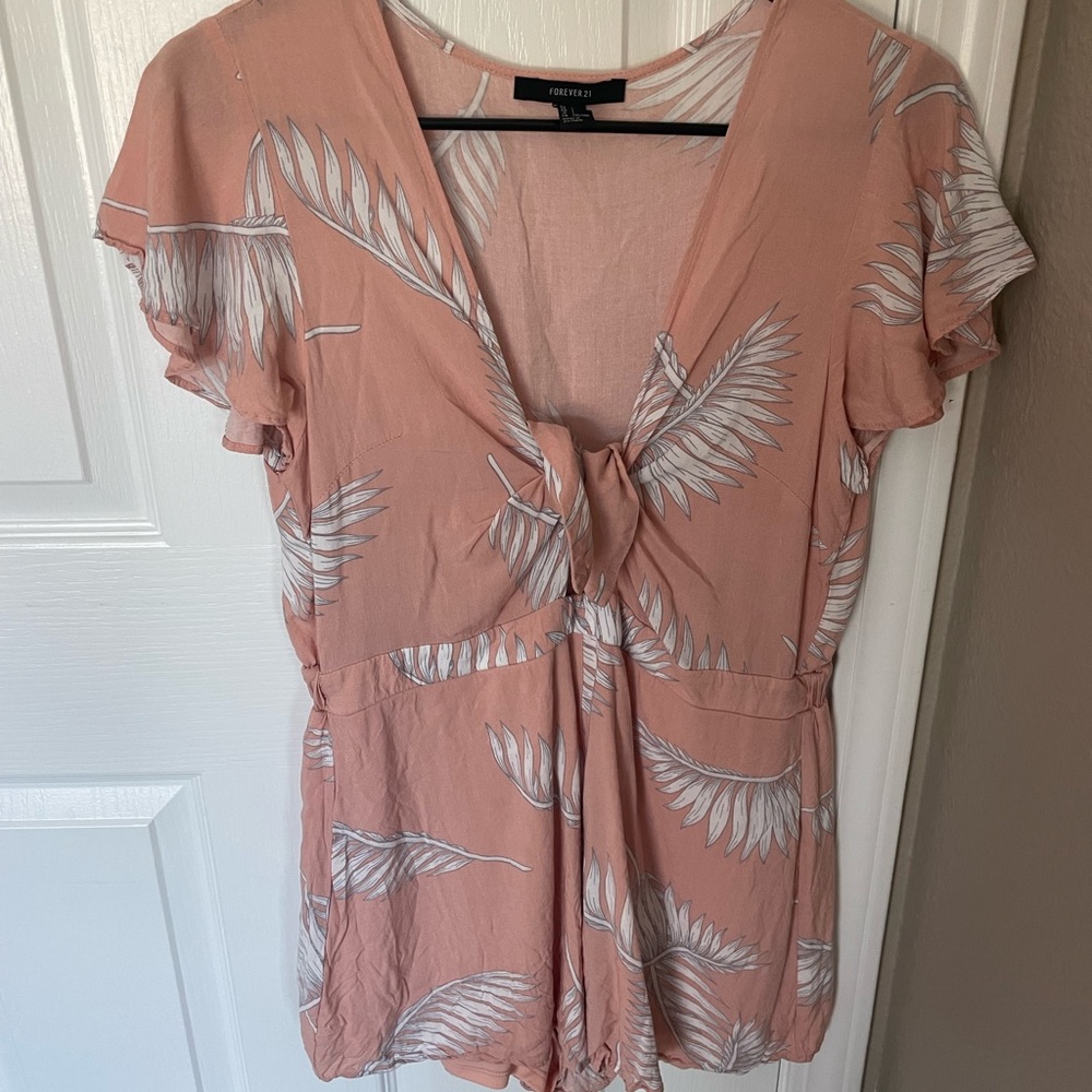 Forever 21 Tropical Romper